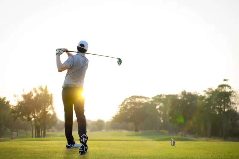 Man On A Beautiful Scenic Sunset